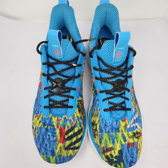 Under Armour Curry Flow 10 Sour Patch Kids sweet Basketball Shoes Men Size 14 - Picture 14 of 14